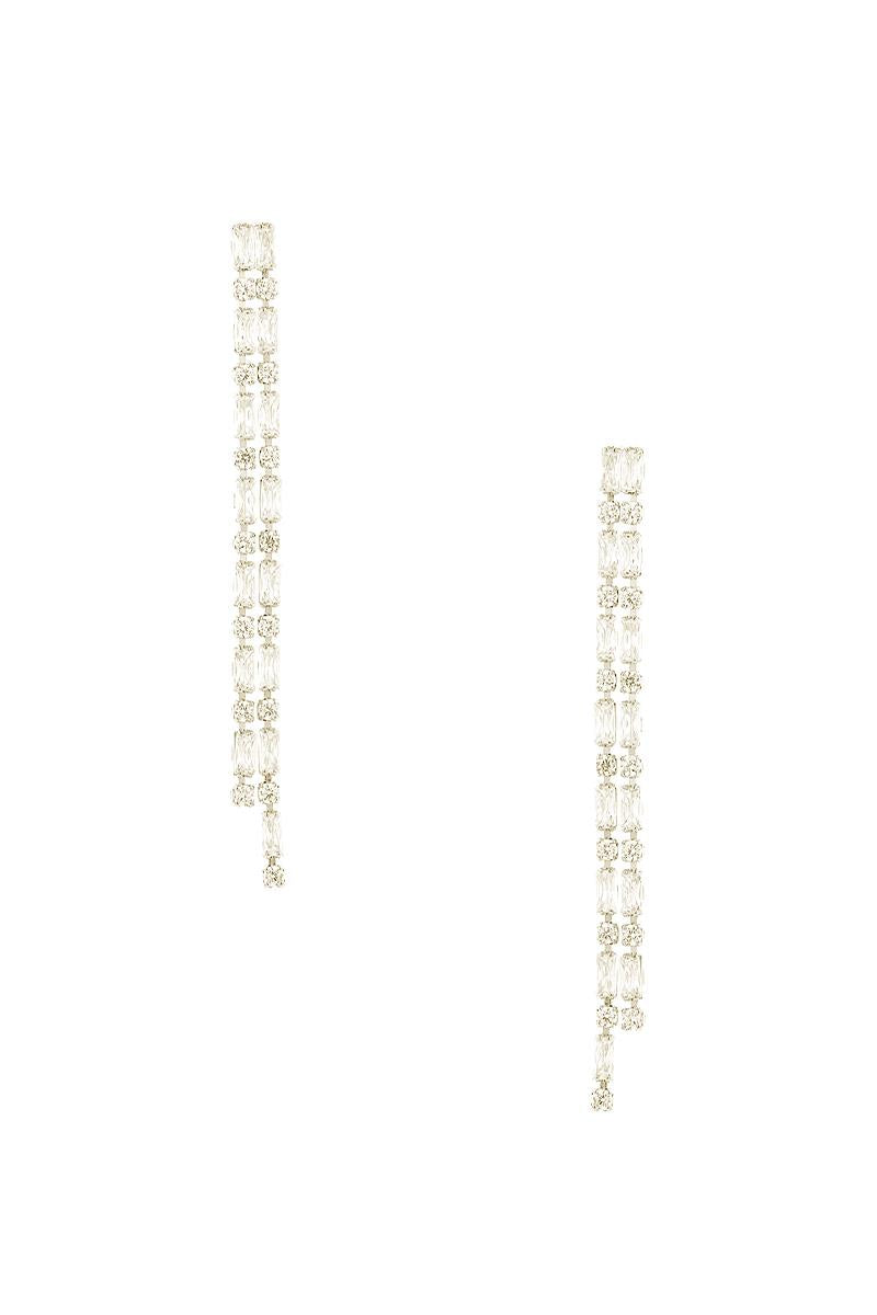 Baguette Drop Earrings