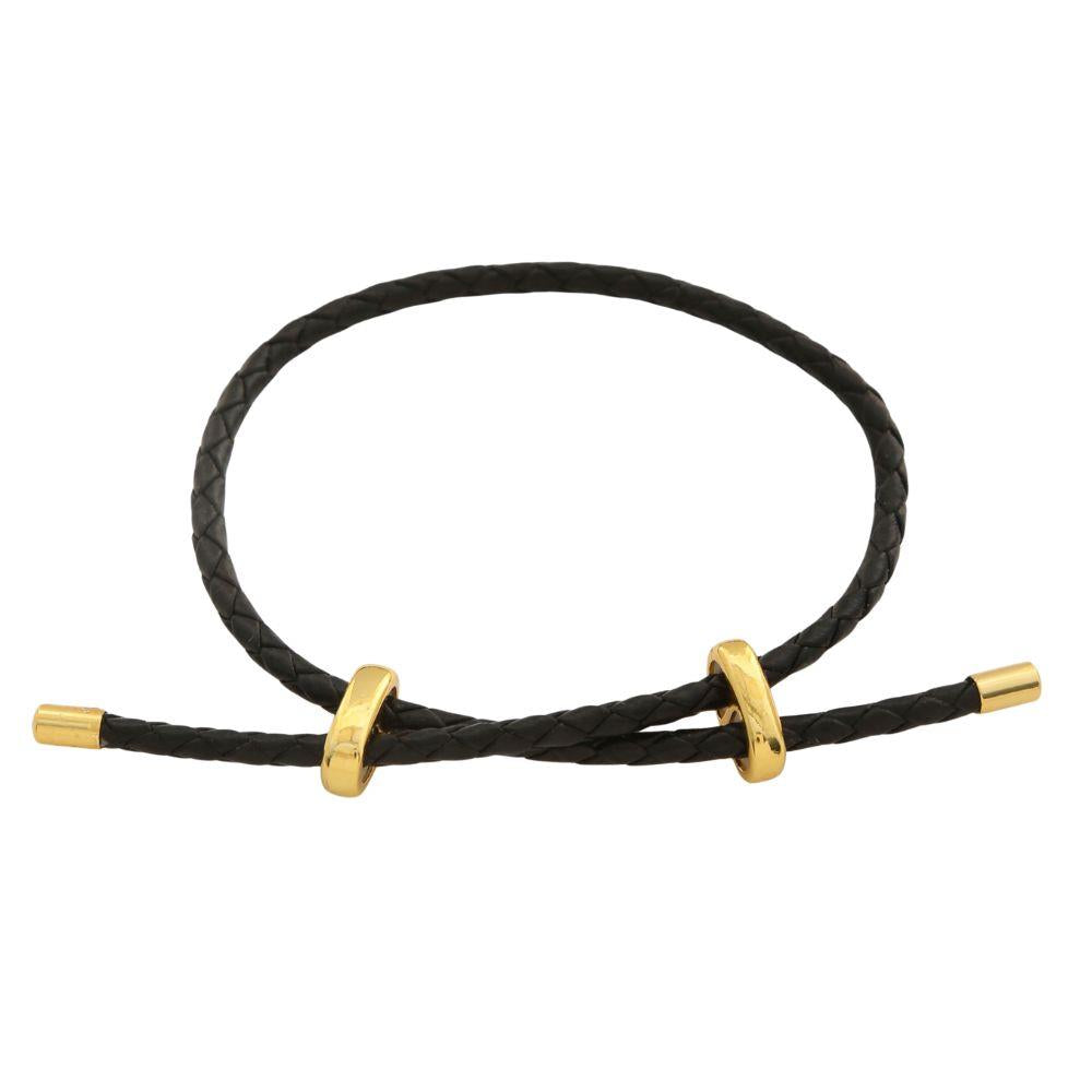 Faux Leather Rope Bracelet