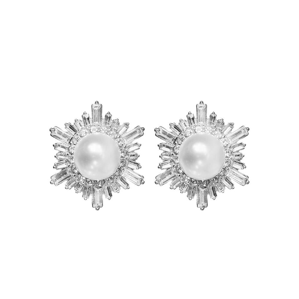Pearl Starburst Earrings