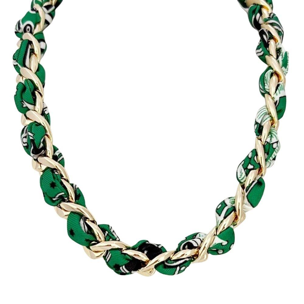 Threaded Scarf Necklace