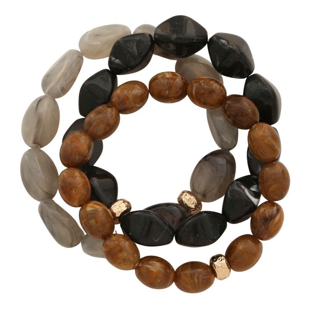 Resin Trio Bracelet