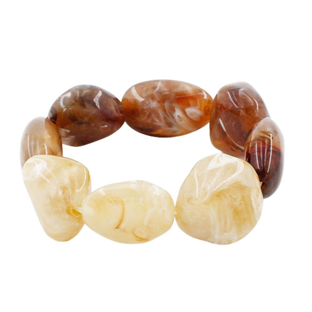 Two Tone Resin Bracelet
