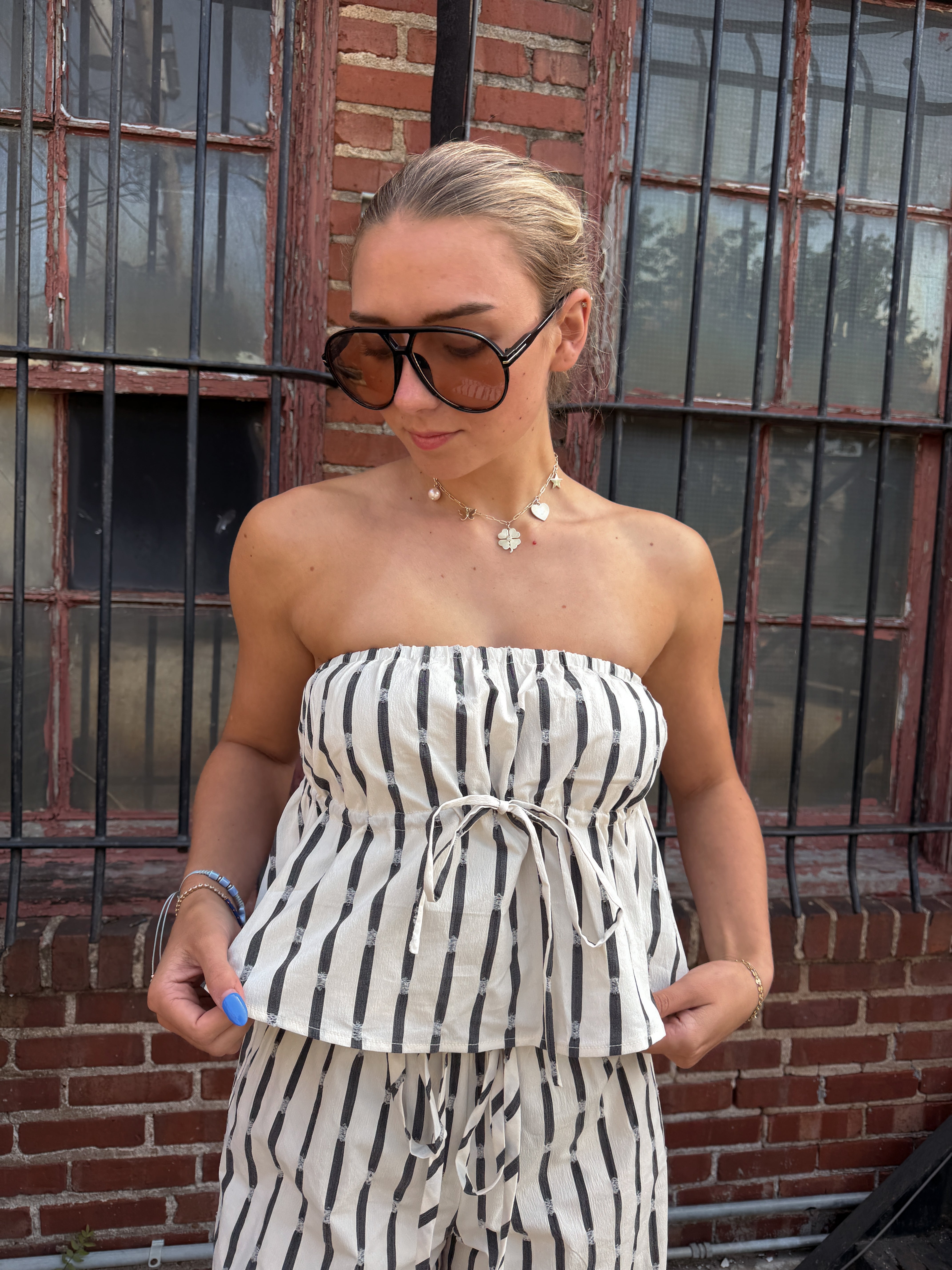 Saturday Stripe Top