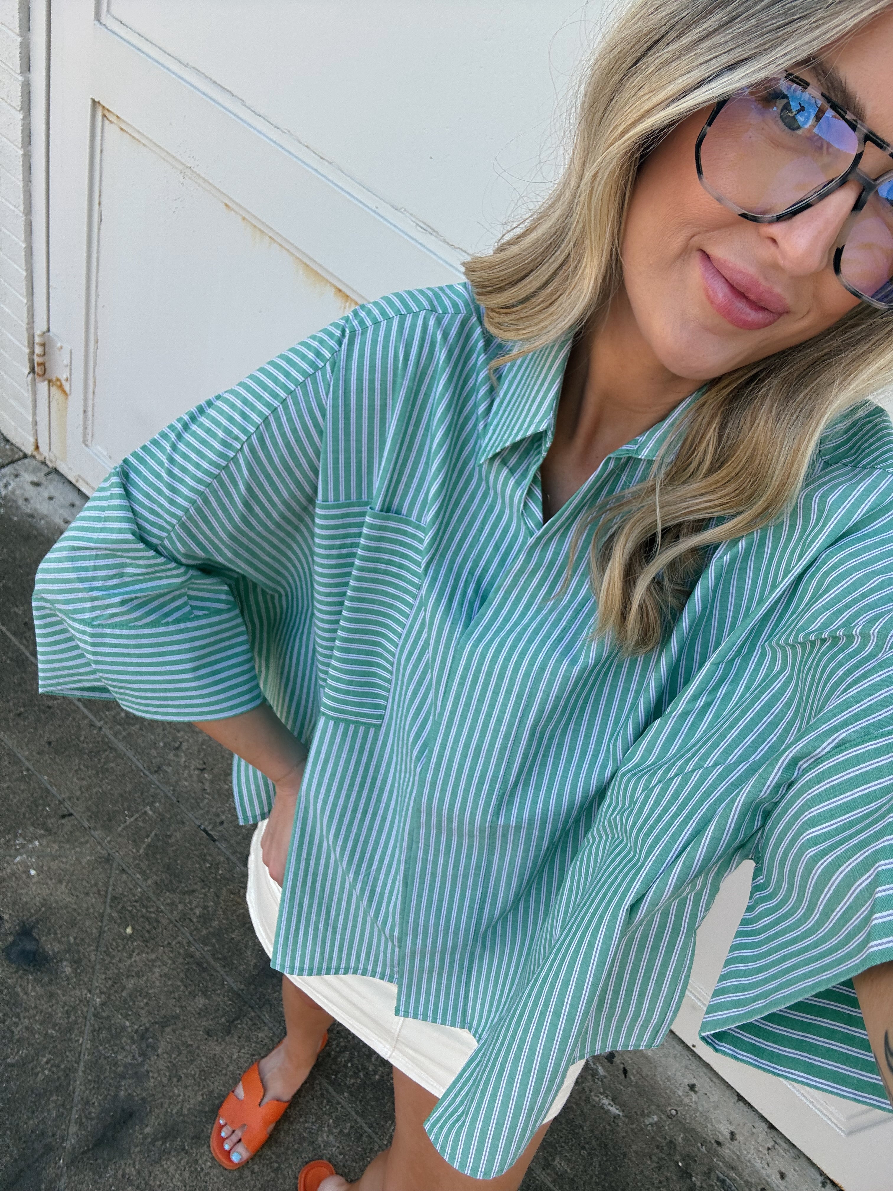 Jiji Marc Shirt in Vert
