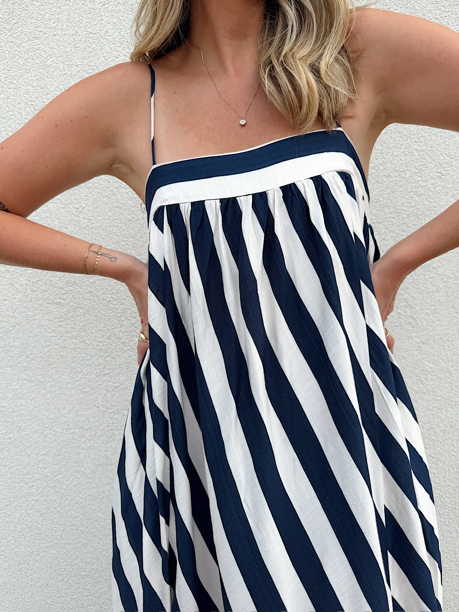 Main Street Stripe Maxi Dress