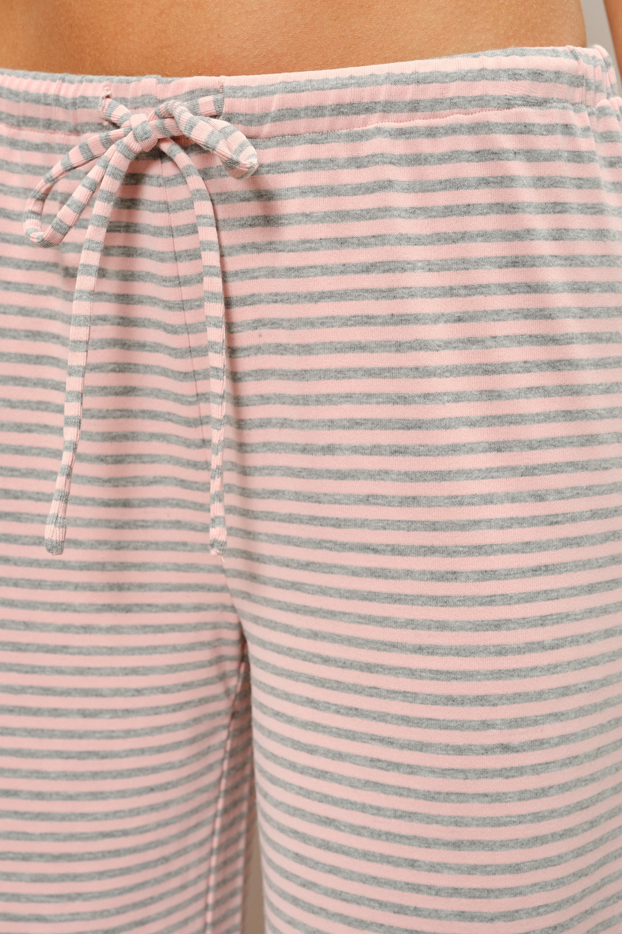 PRE-ORDER (ETA 6/26) Brady Striped Pants - Pink/Grey