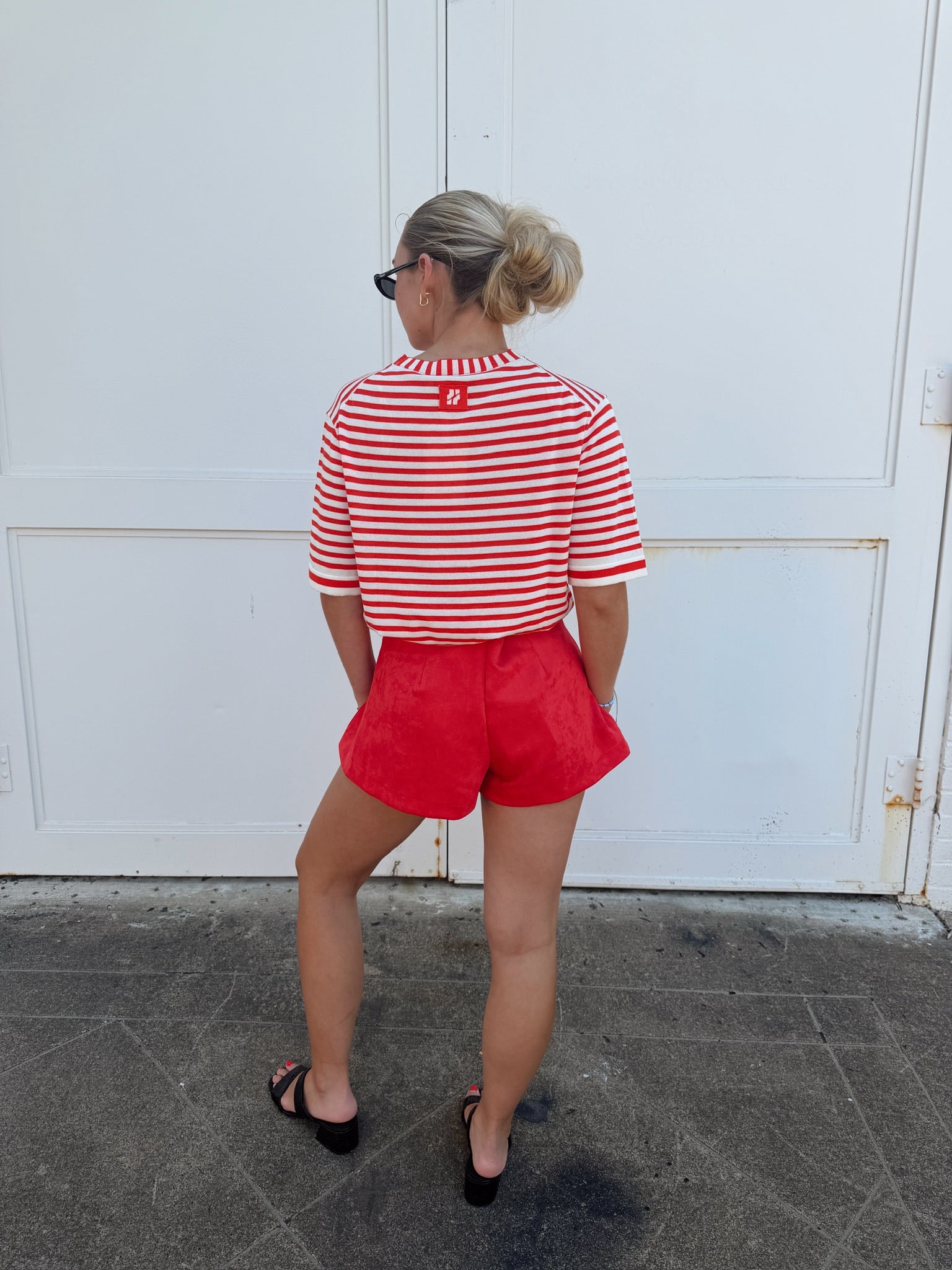 Jiji Wilfried Top in Rouge