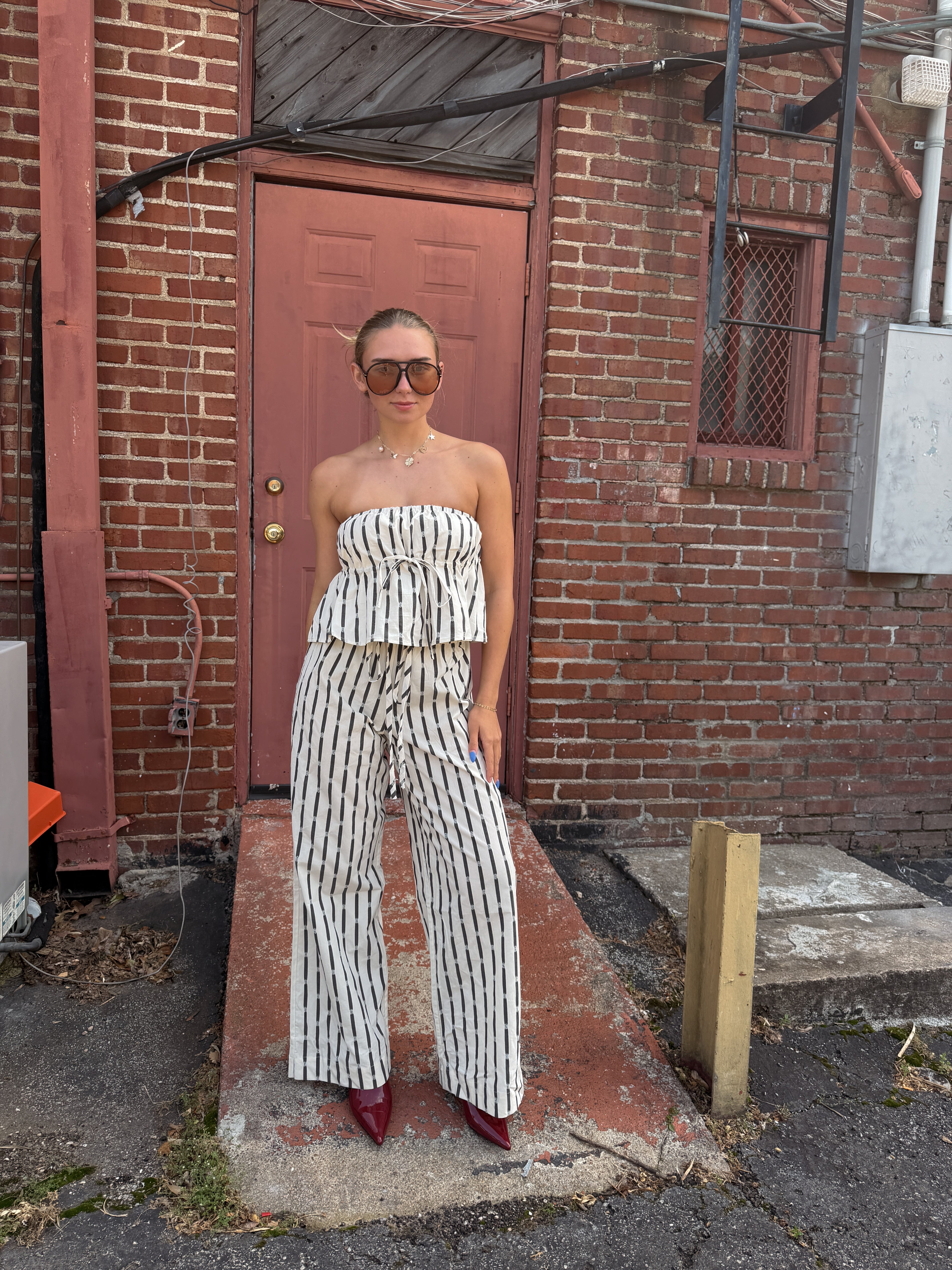 Saturday Stripe Top