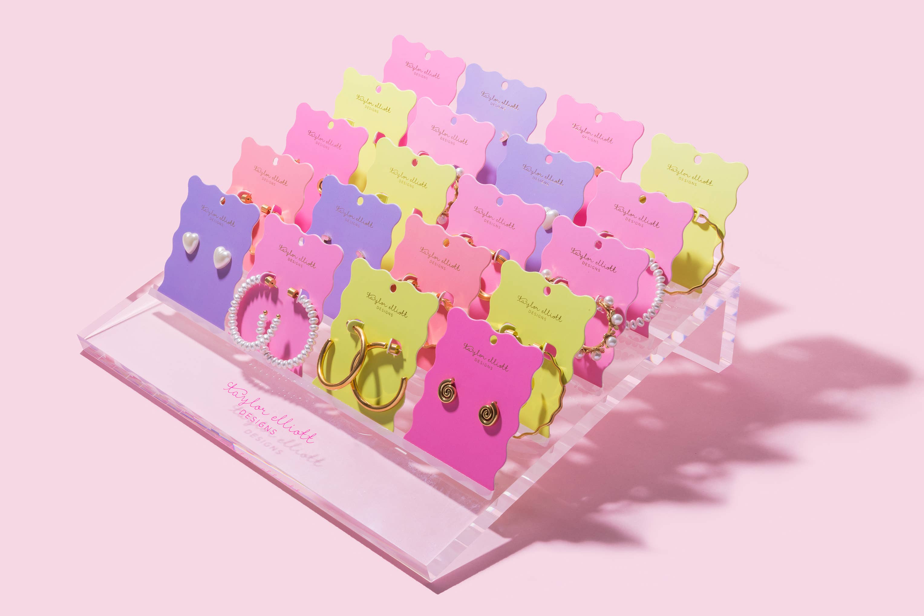 Meredith Pearl Heart Studs