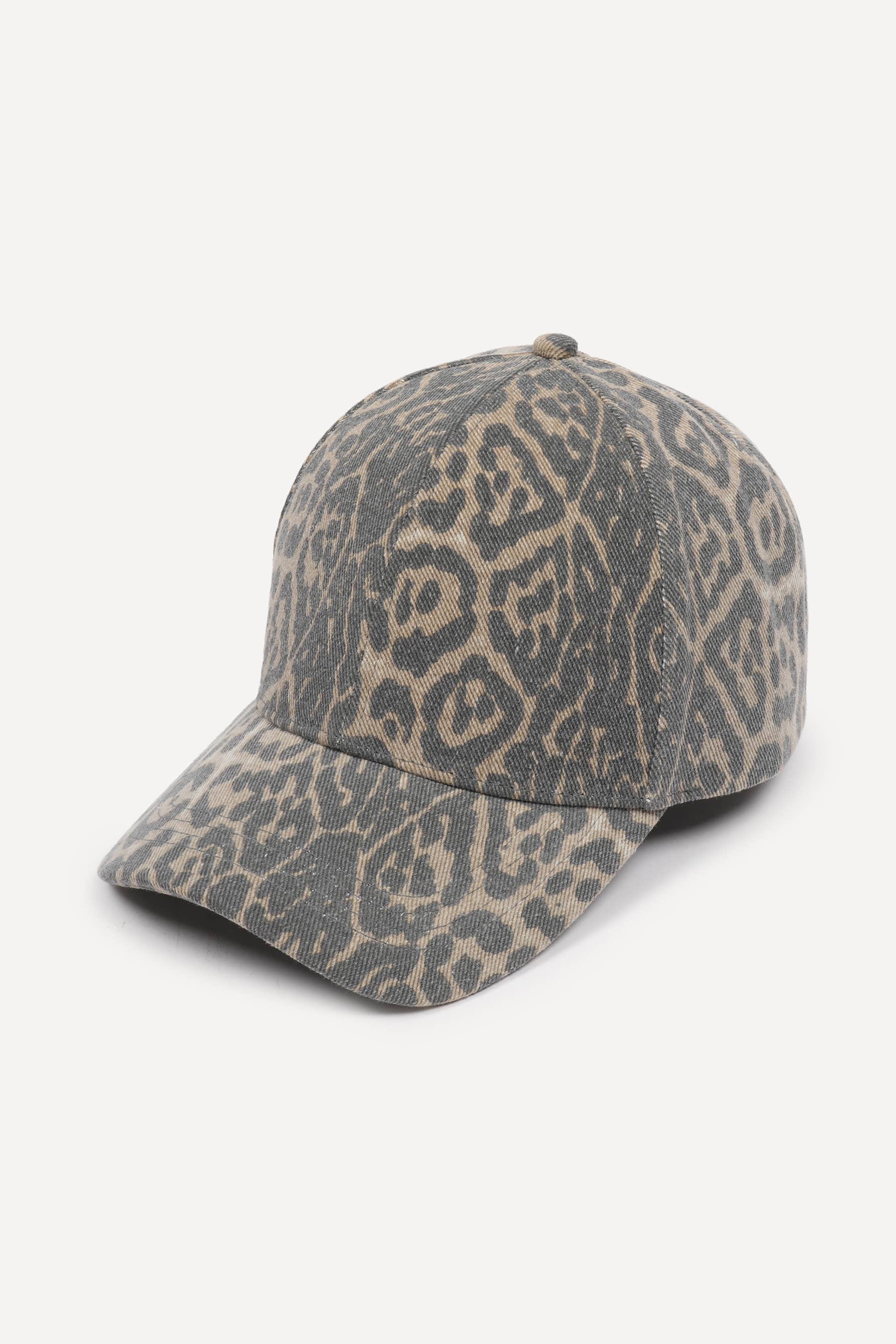 Leopard Print Baseball Cap