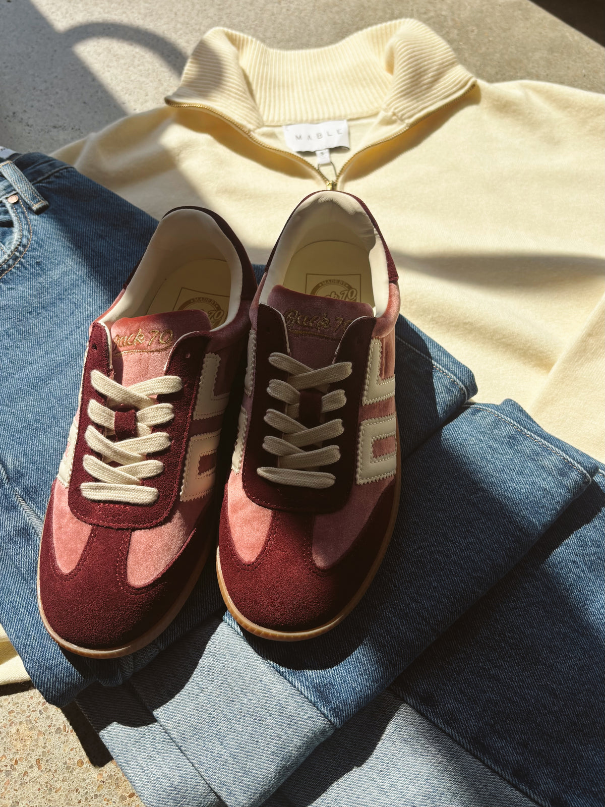 Back 70 Cloud Sneaker - Velvet Wine Butter