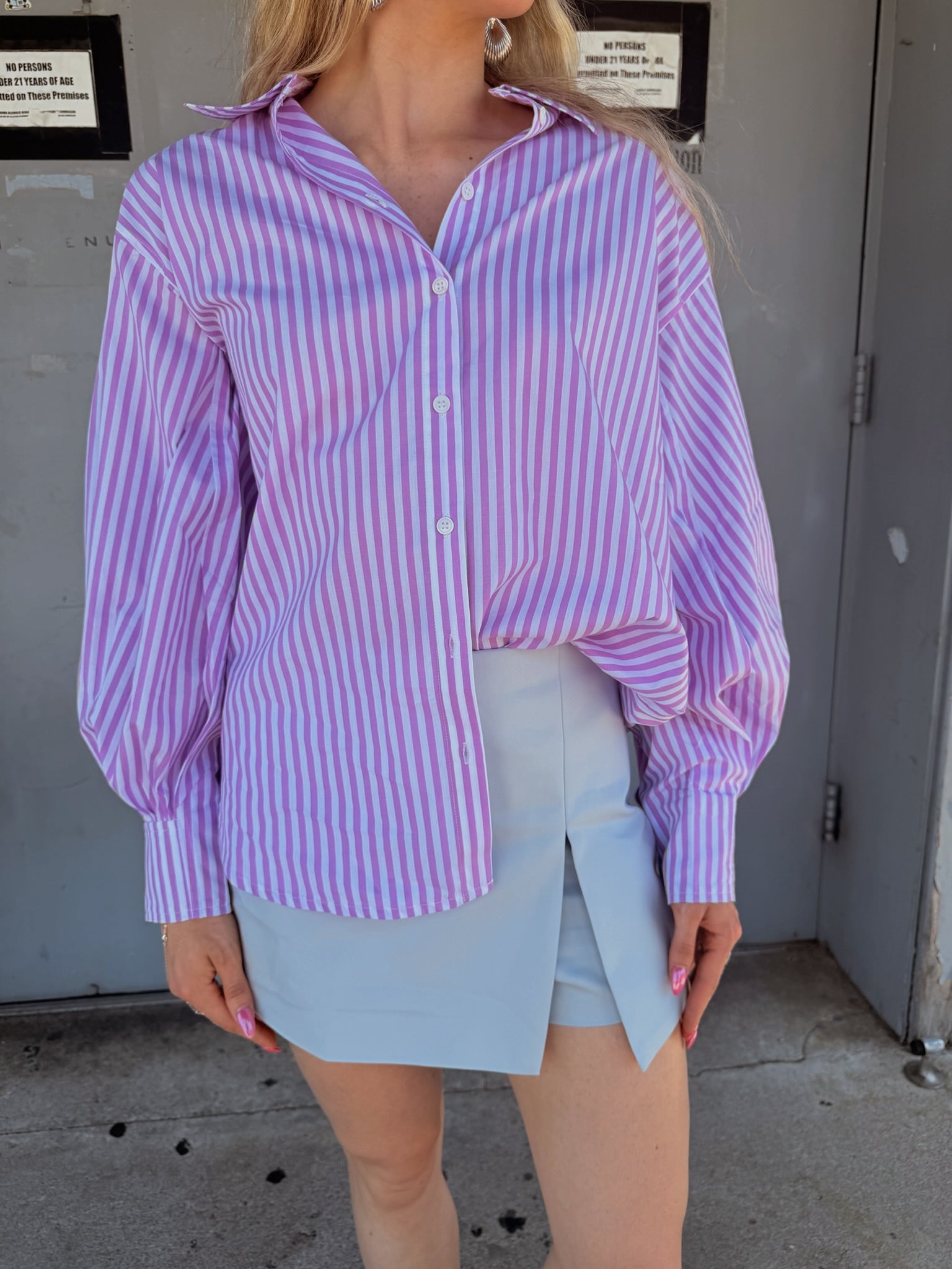 English Factory Slit Detail Skort