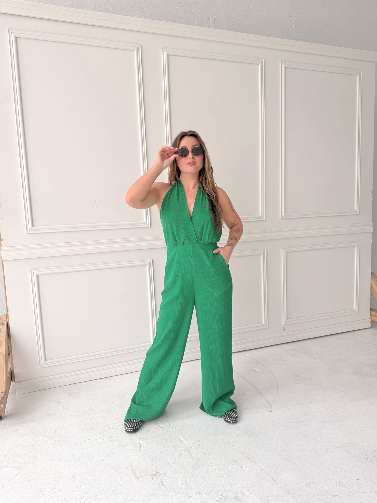 Frnch Milagres Jumpsuit in Vert
