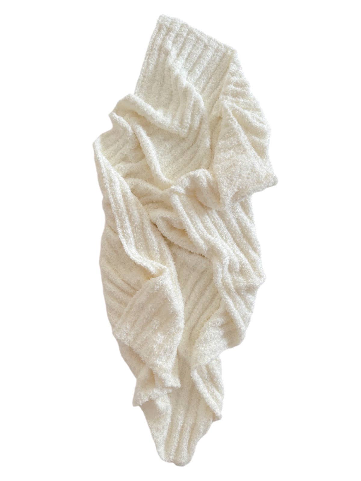 Phufy® Bliss Wave Blanket, Cream