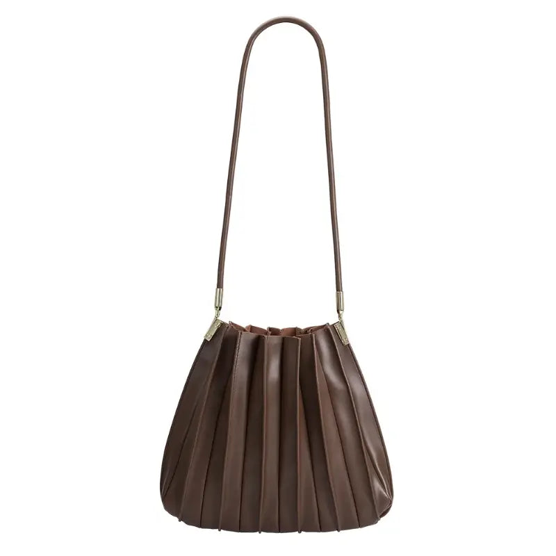 Melie Bianco Carrie Medium Shoulder Bag - Chocolate