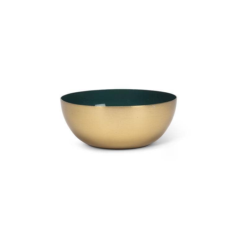 Mini Teal Enamel Bowl