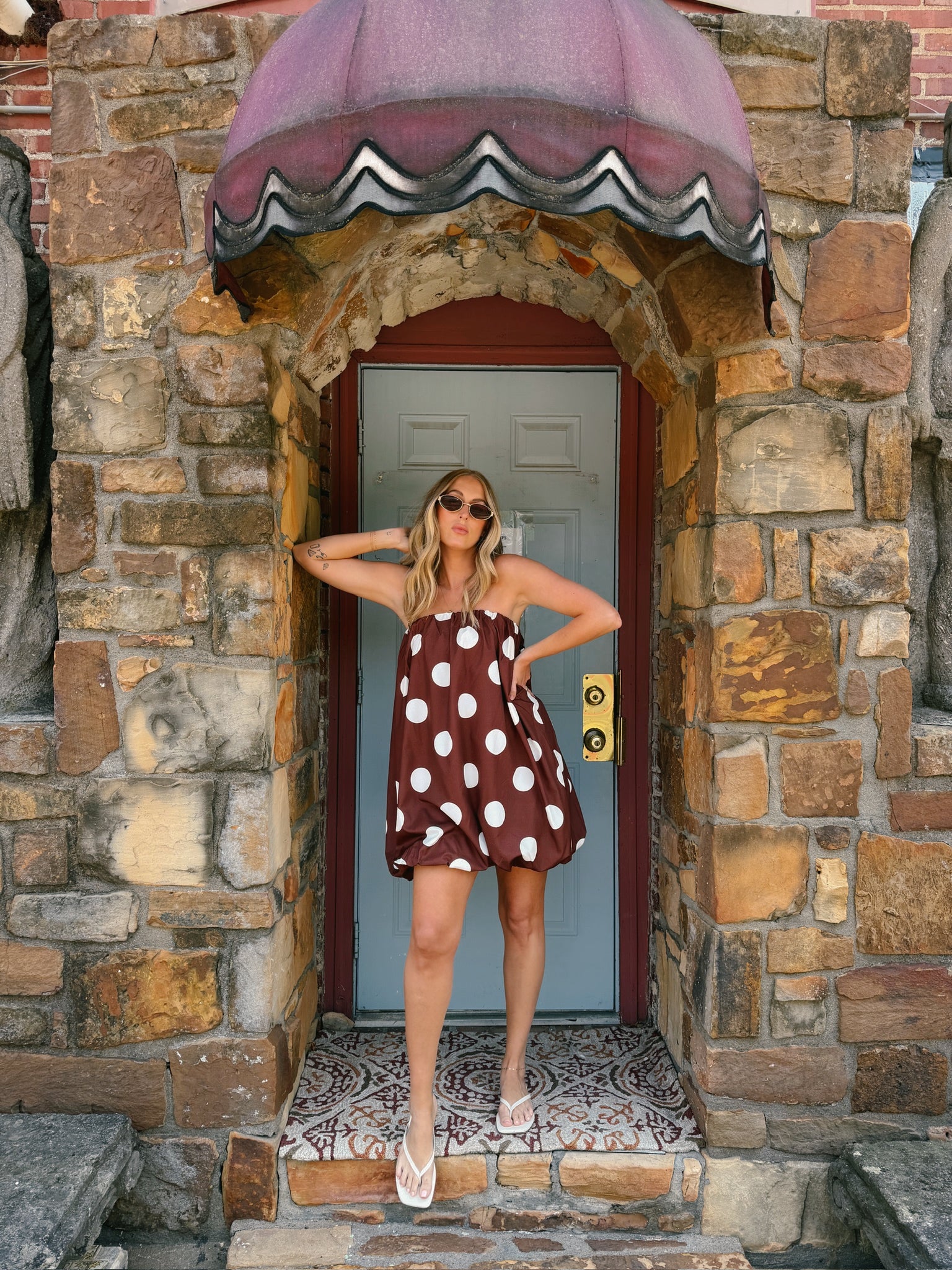 Polka Dot Bubble Dress