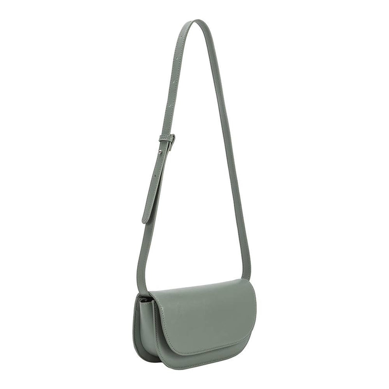 Inez Teal Recycled Vegan Shoulder Bag Small