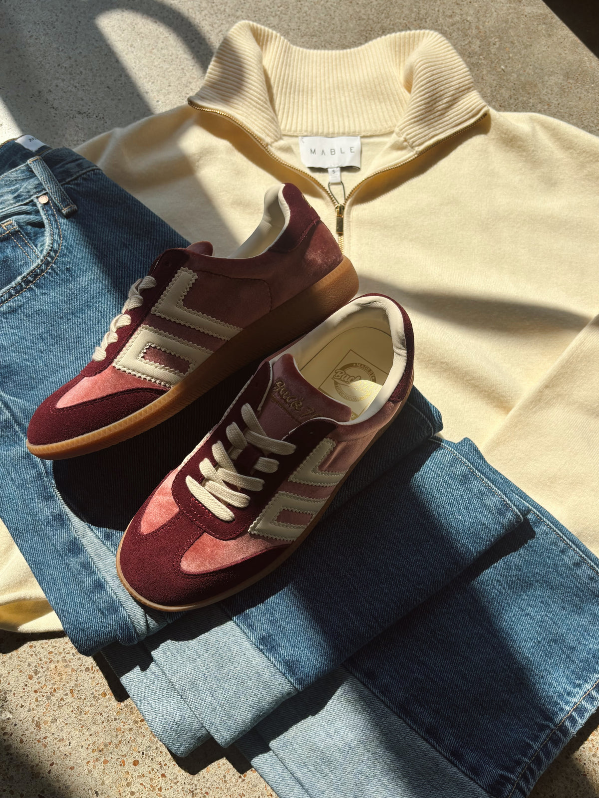 Back 70 Cloud Sneaker - Velvet Wine Butter