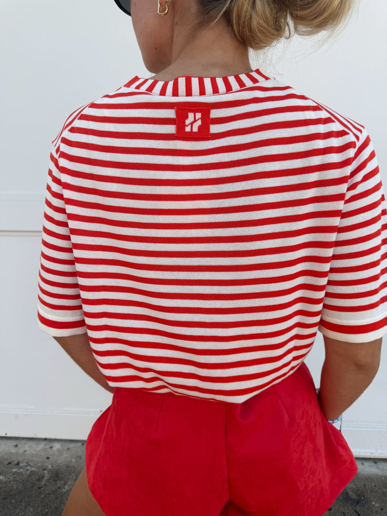 Jiji Wilfried Top in Rouge