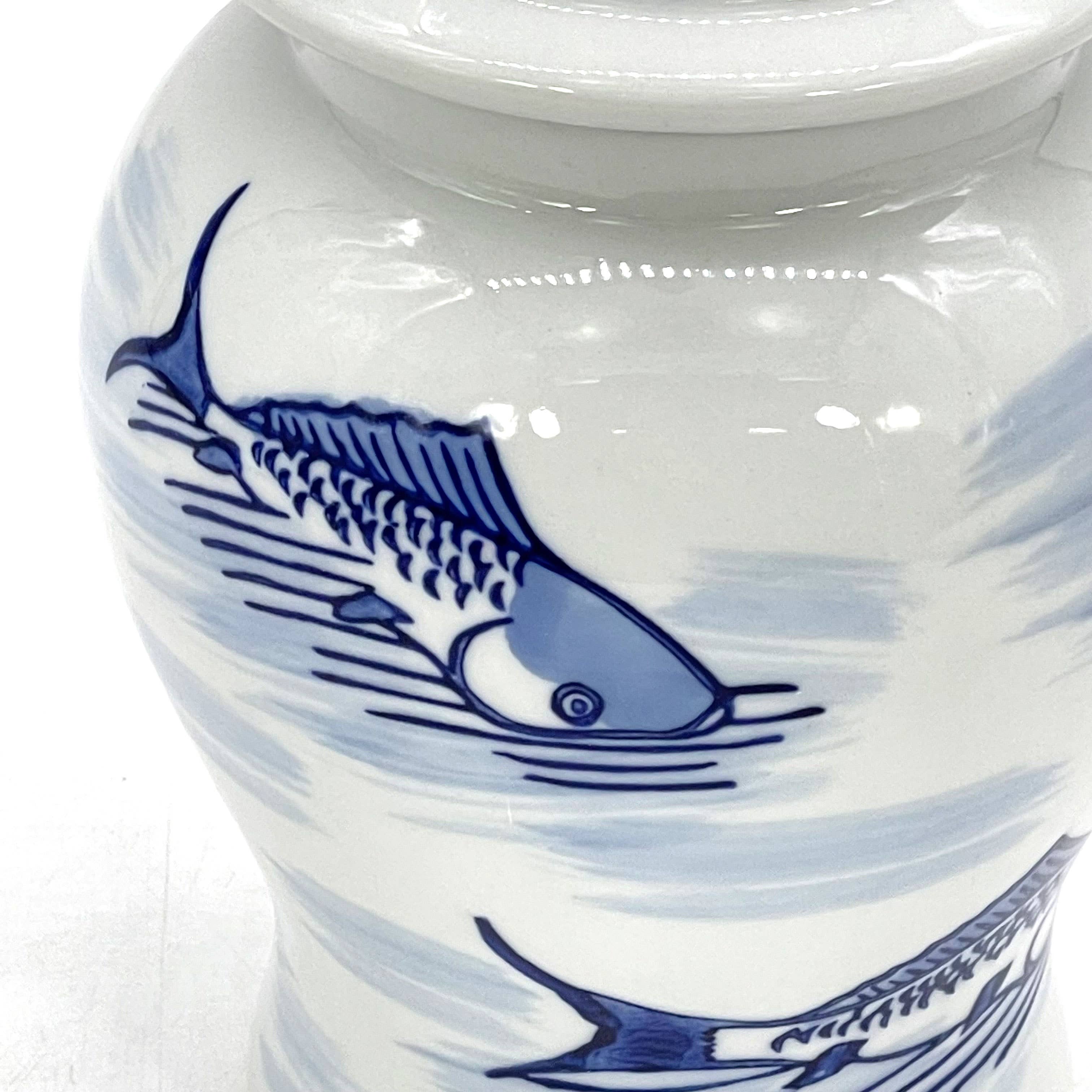 Small Chinoiserie Ceramic Decorative Tea & Ginger Jar 8": Pink 2