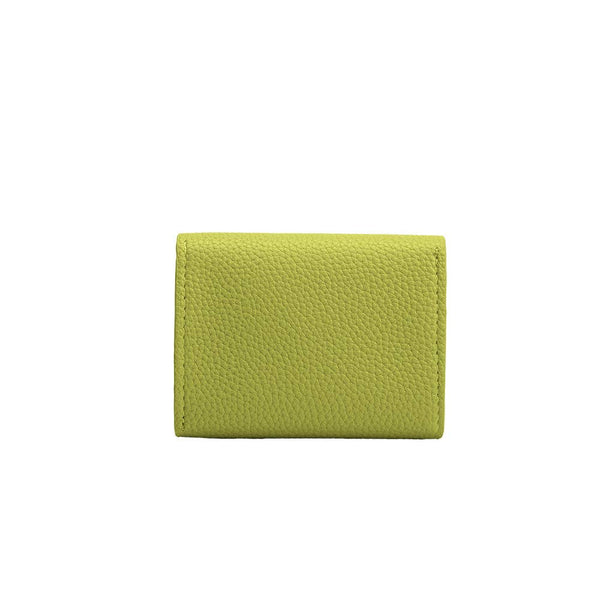 Rita Pistachio Vegan Leather Card Case Wallet