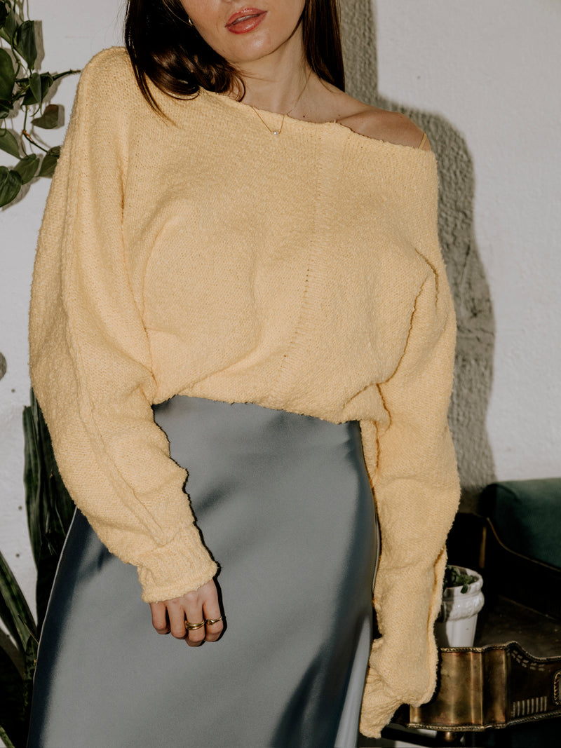 Reyes Sweater - Dusty Yellow