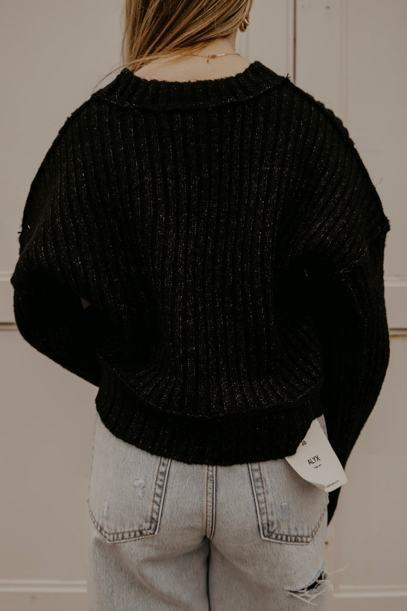 Simple Things Sweater -  Black