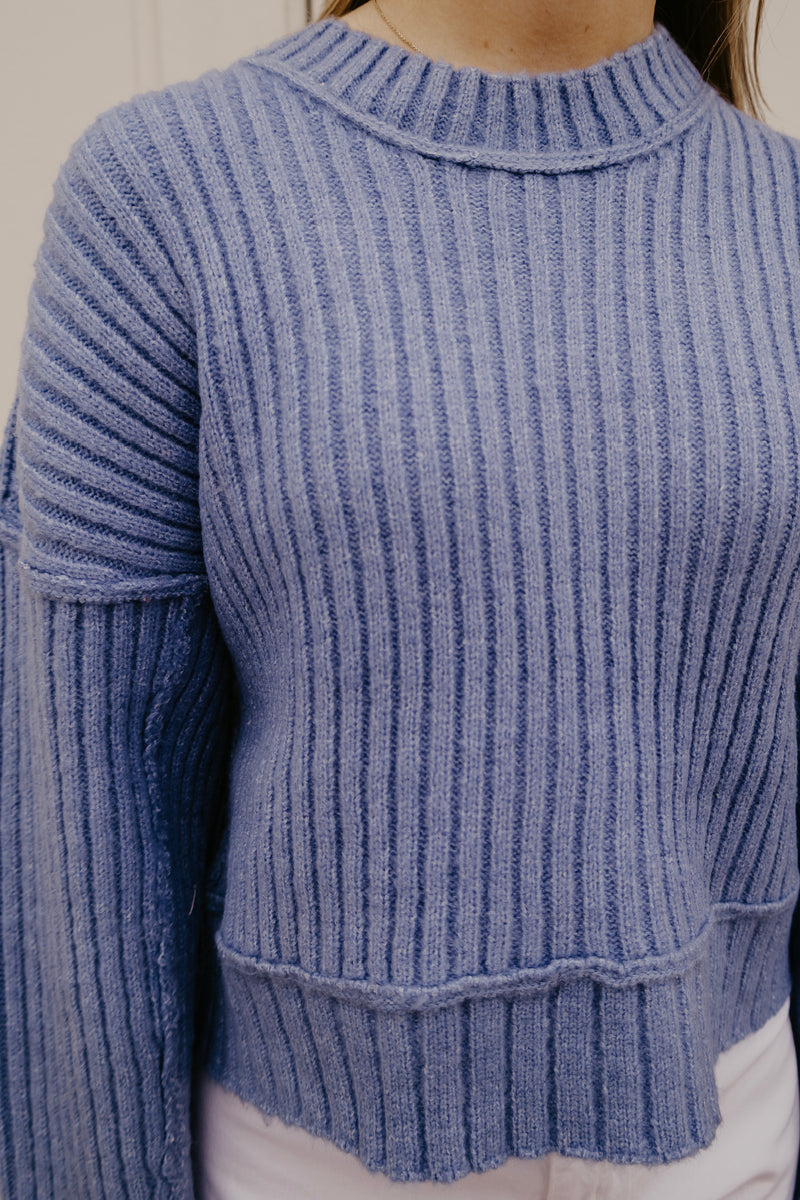 Simple Things Sweater -  Blue