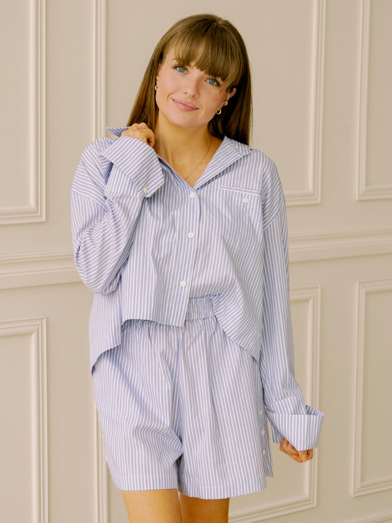 Frnch Cyana Bleu Clair Short