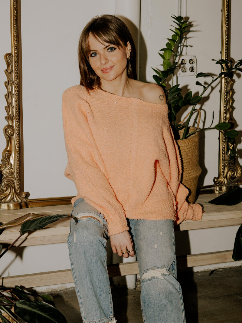 Reyes Sweater - Dusty Coral