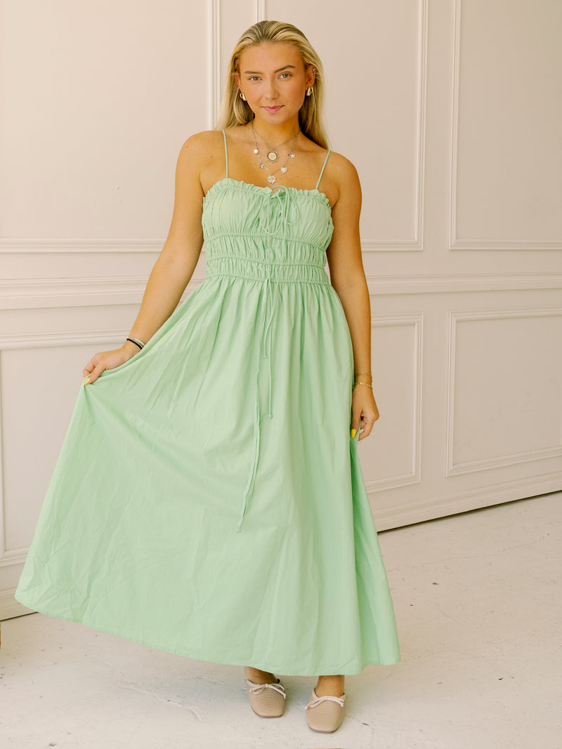 dRA Pesaro Dress in Matcha