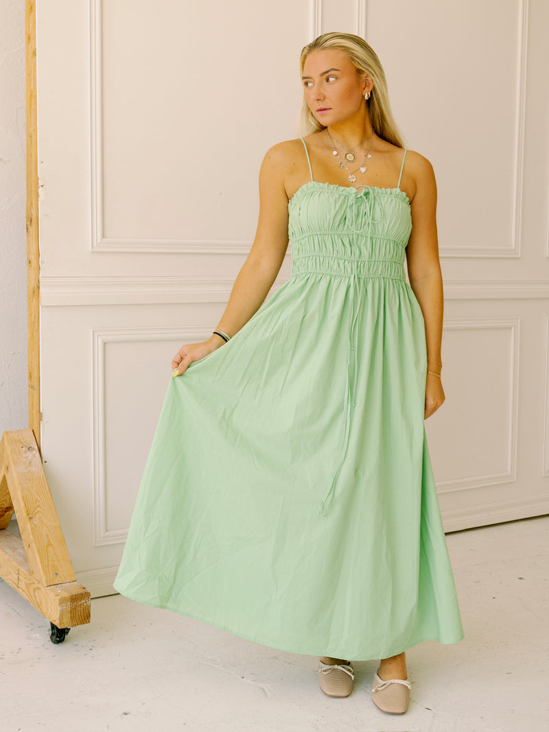 dRA Pesaro Dress in Matcha