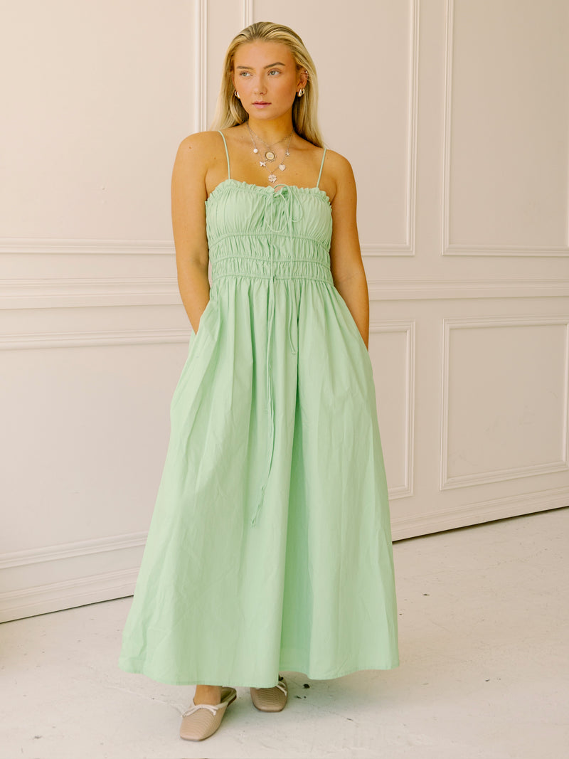 dRA Pesaro Dress in Matcha