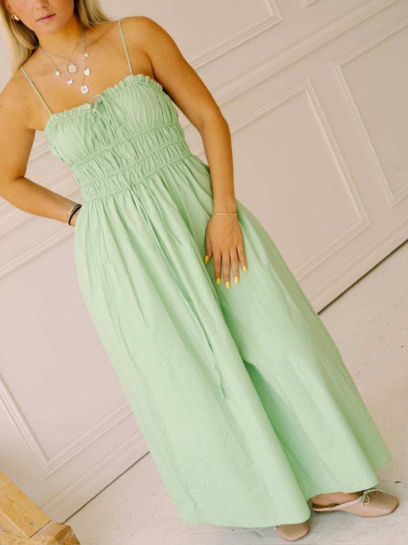 dRA Pesaro Dress in Matcha