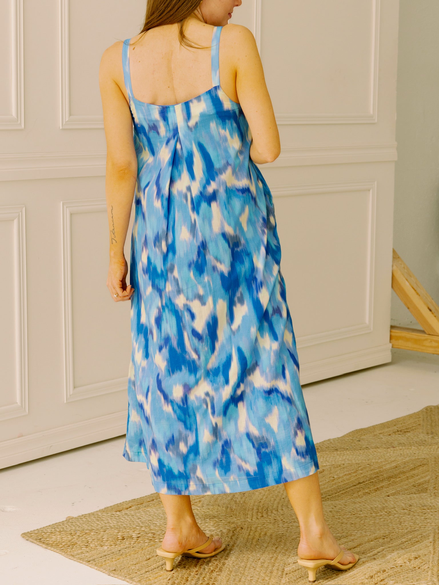 Du Paradis Bluestar A-Line Midi Dress