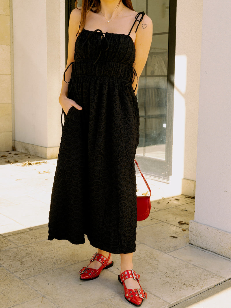 Rosette Midi Dress