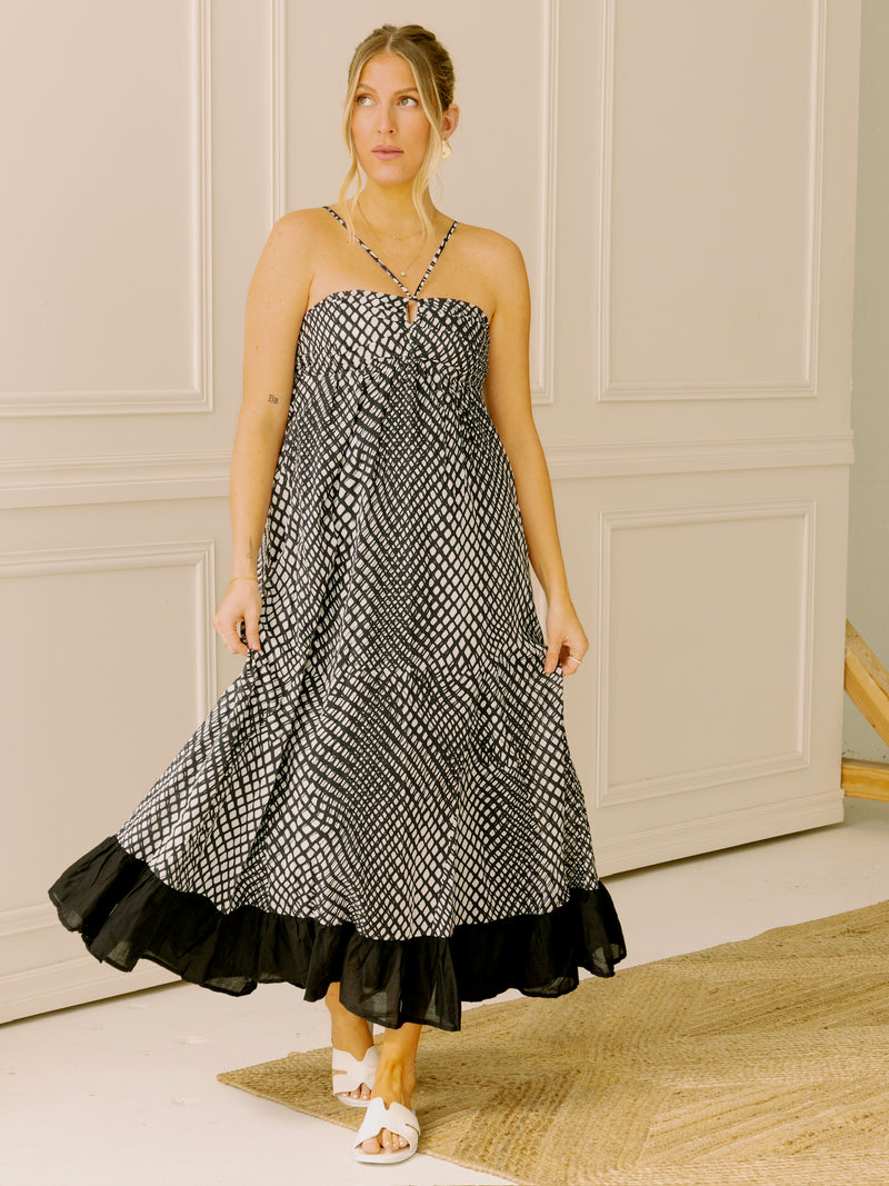 Du Paradis Aralia Empire Waist Dress