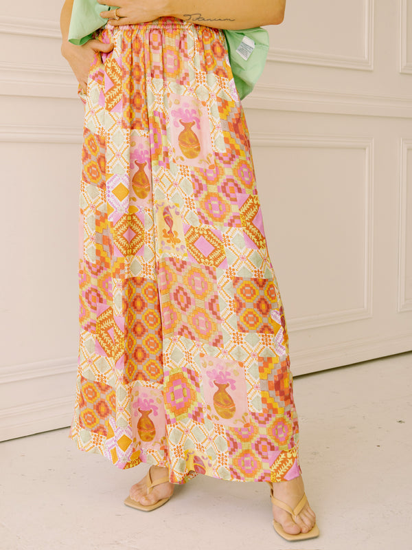 dRA Paloma Pant in Summer Geo