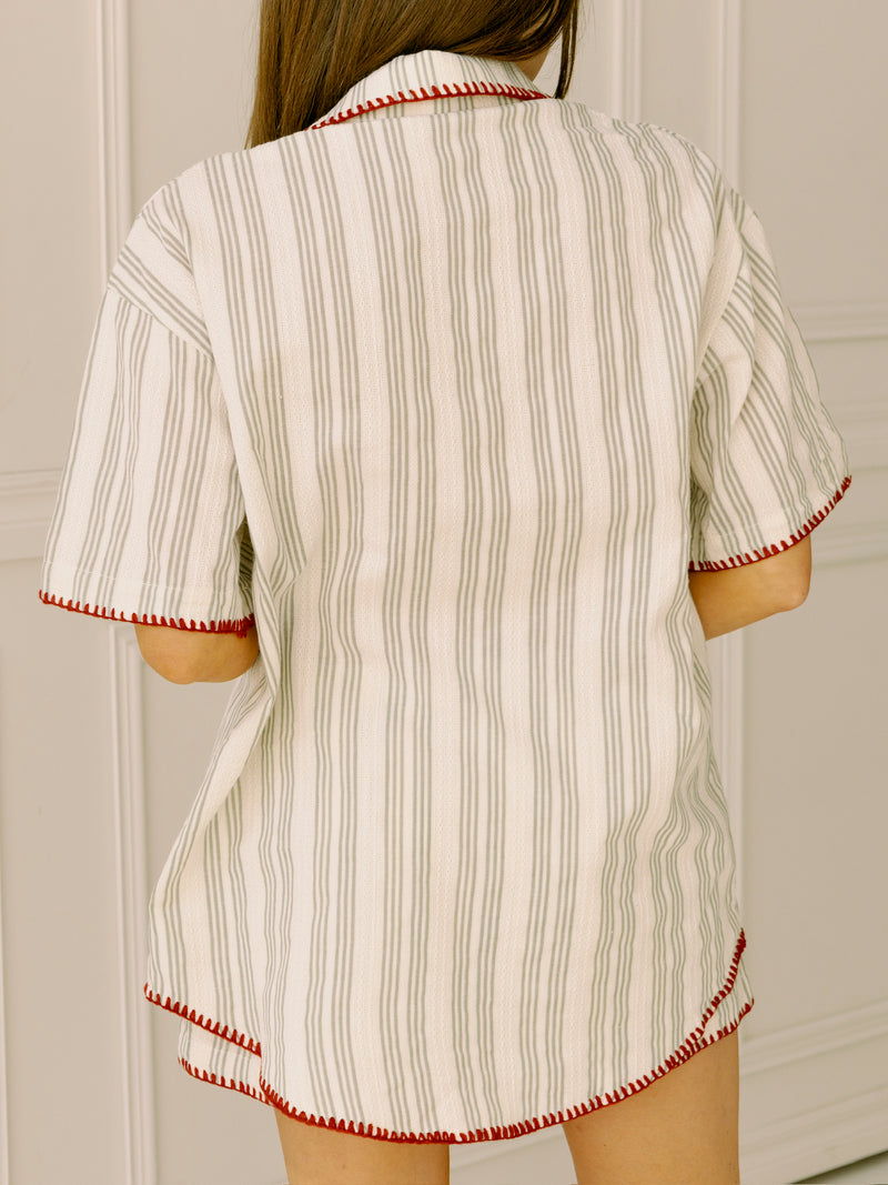 Off the Coast Button Up