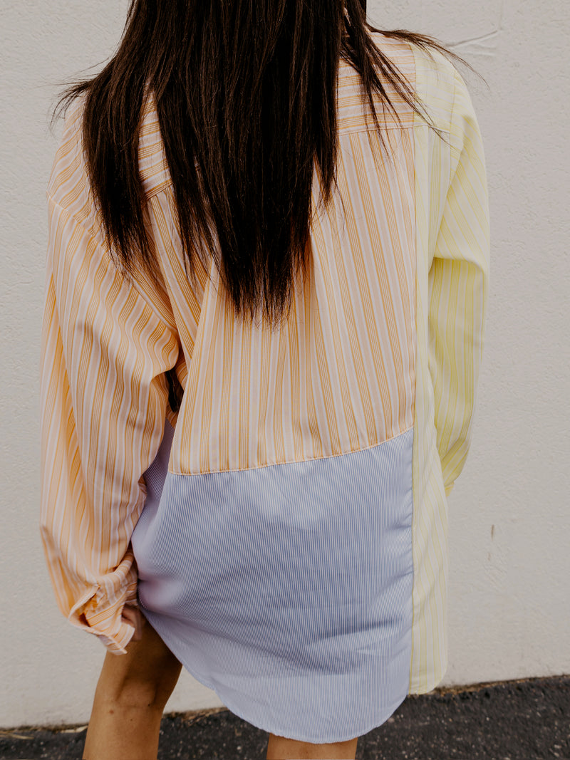 Creamsicle Button Up