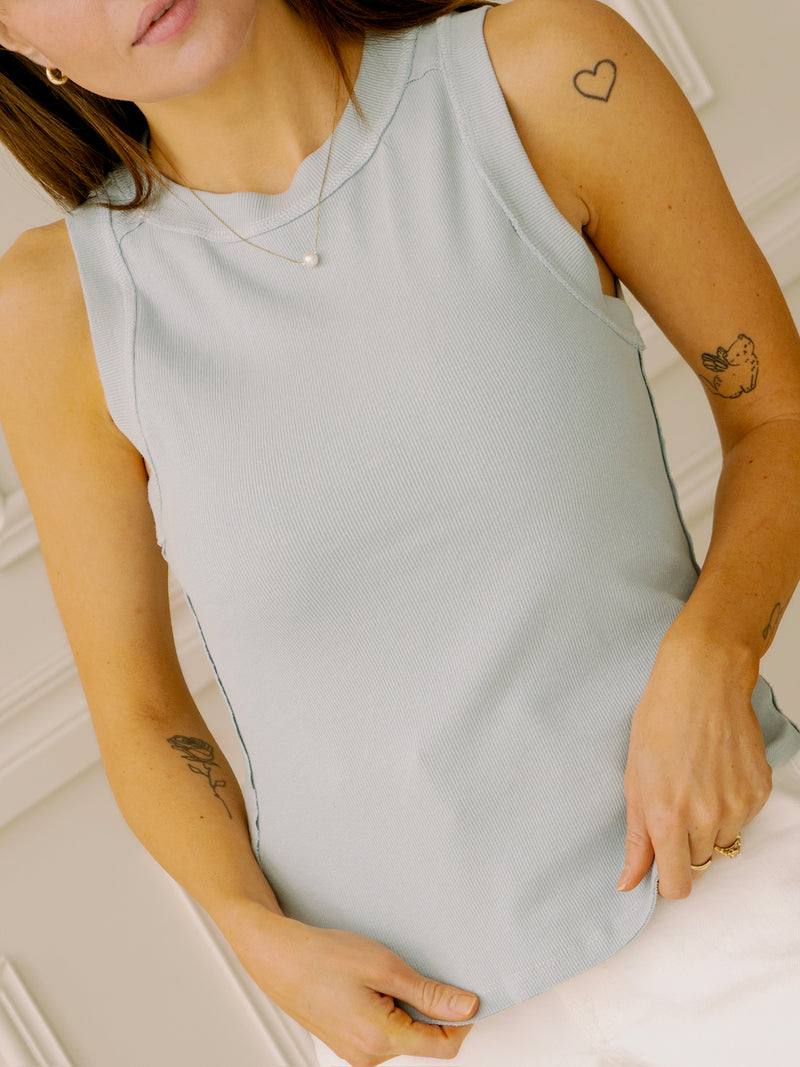 Essentials Tank - Sky Blue
