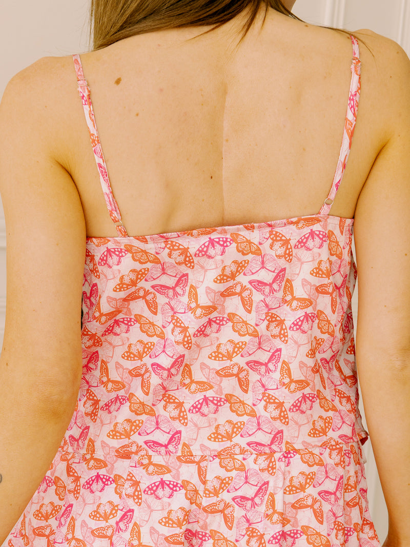 Sincerely Ours Weston Tank - Bright Butterflies