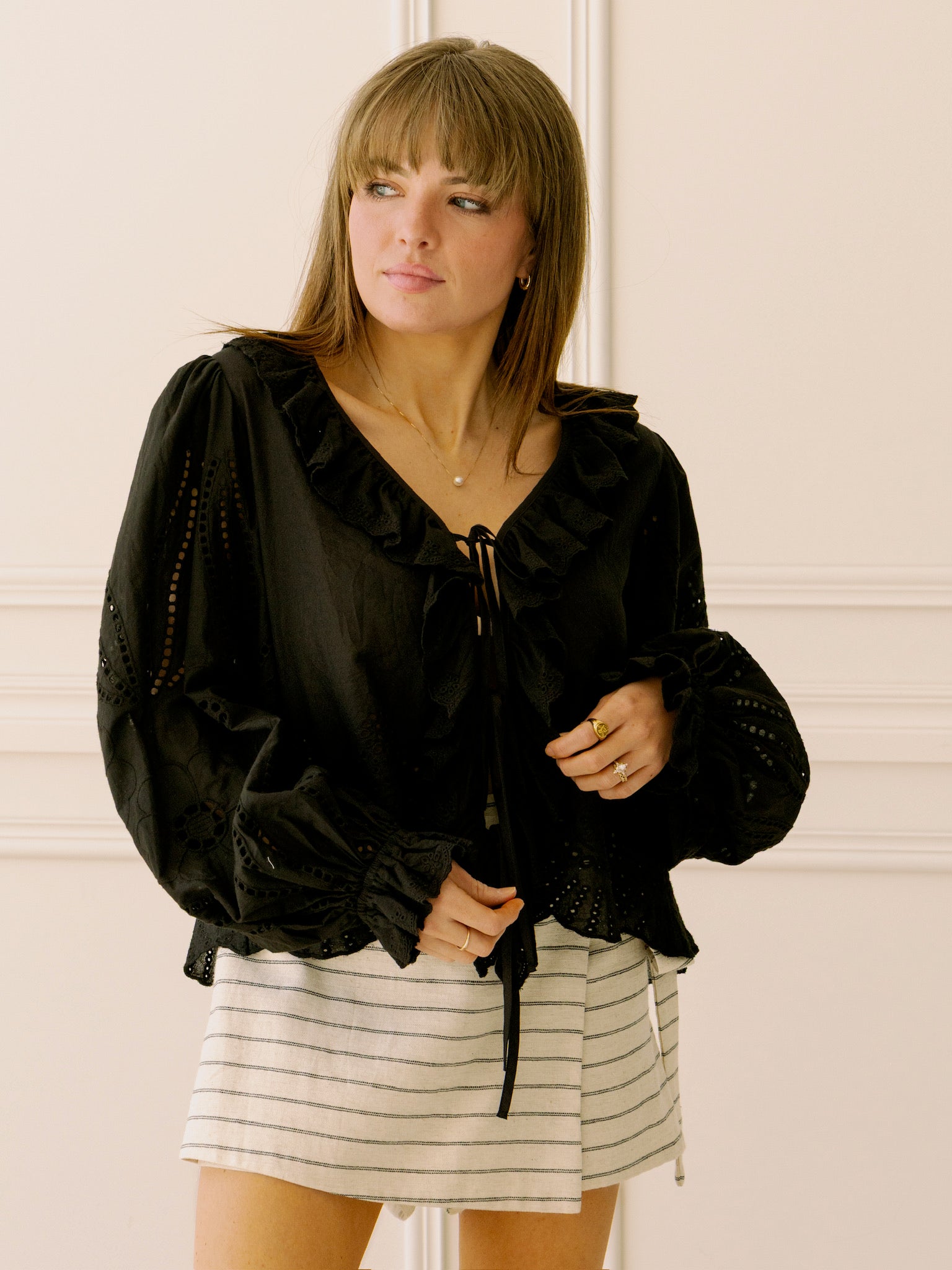 Delicate Details Tie Top
