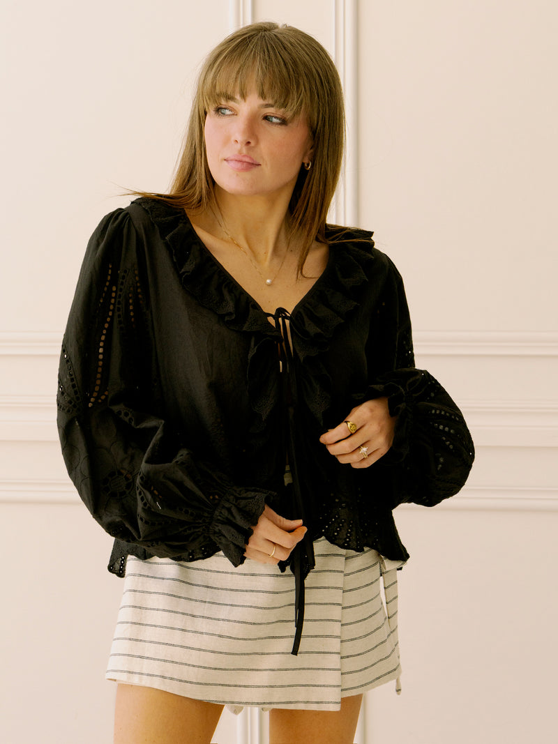 Delicate Details Tie Top