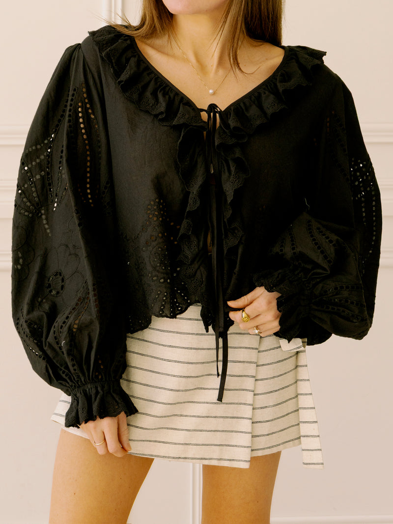 Delicate Details Tie Top