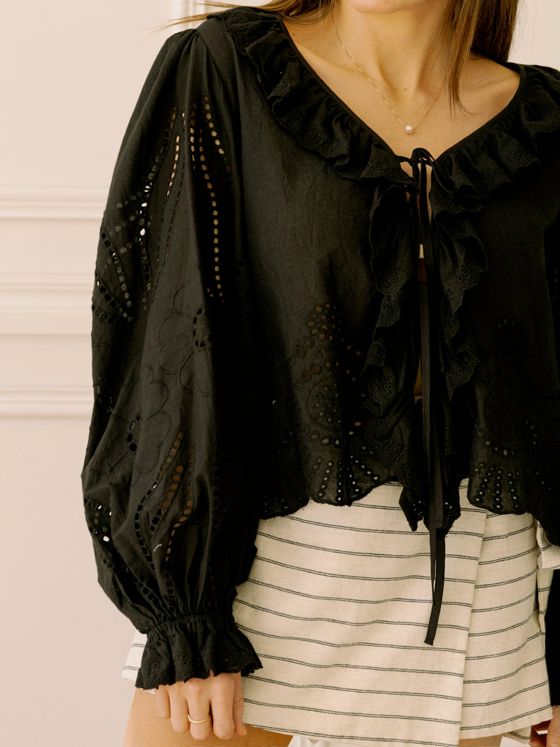 Delicate Details Tie Top