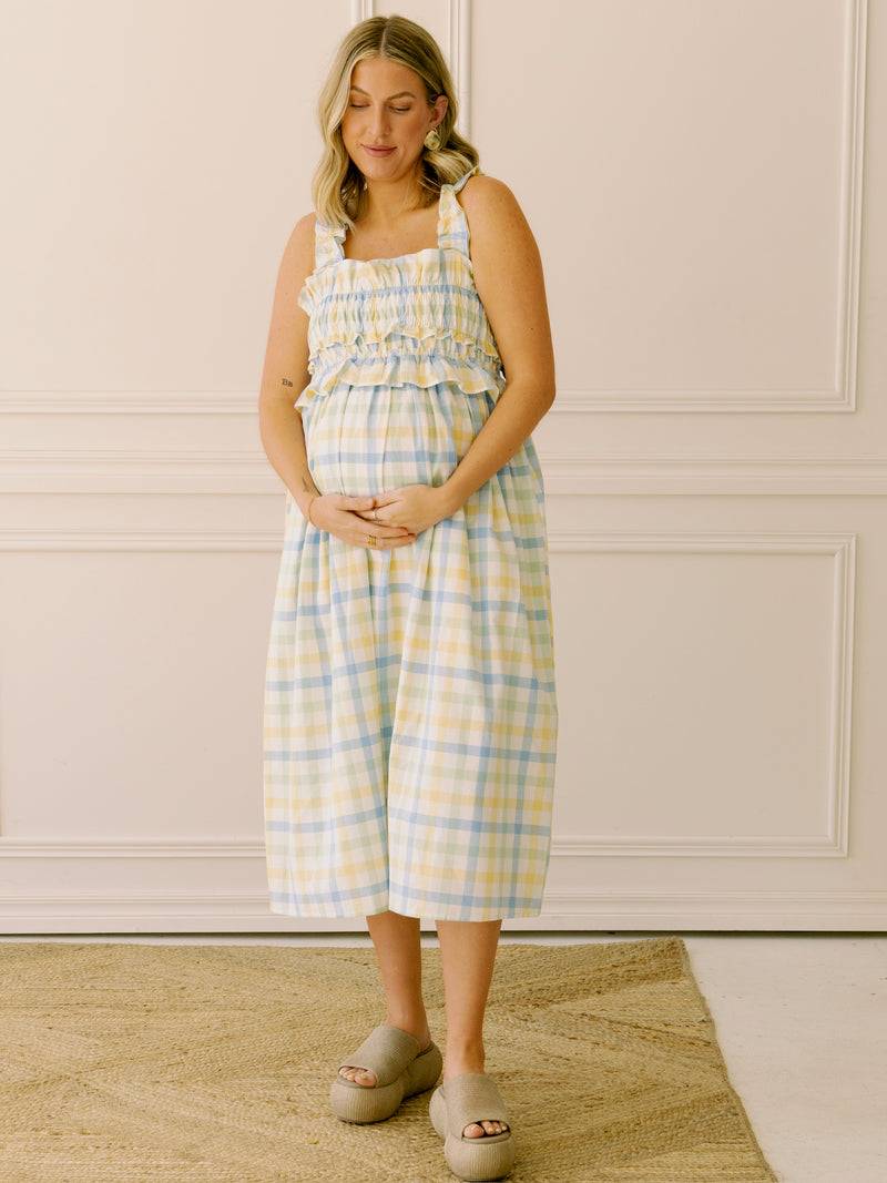 Amelia Gingham Midi