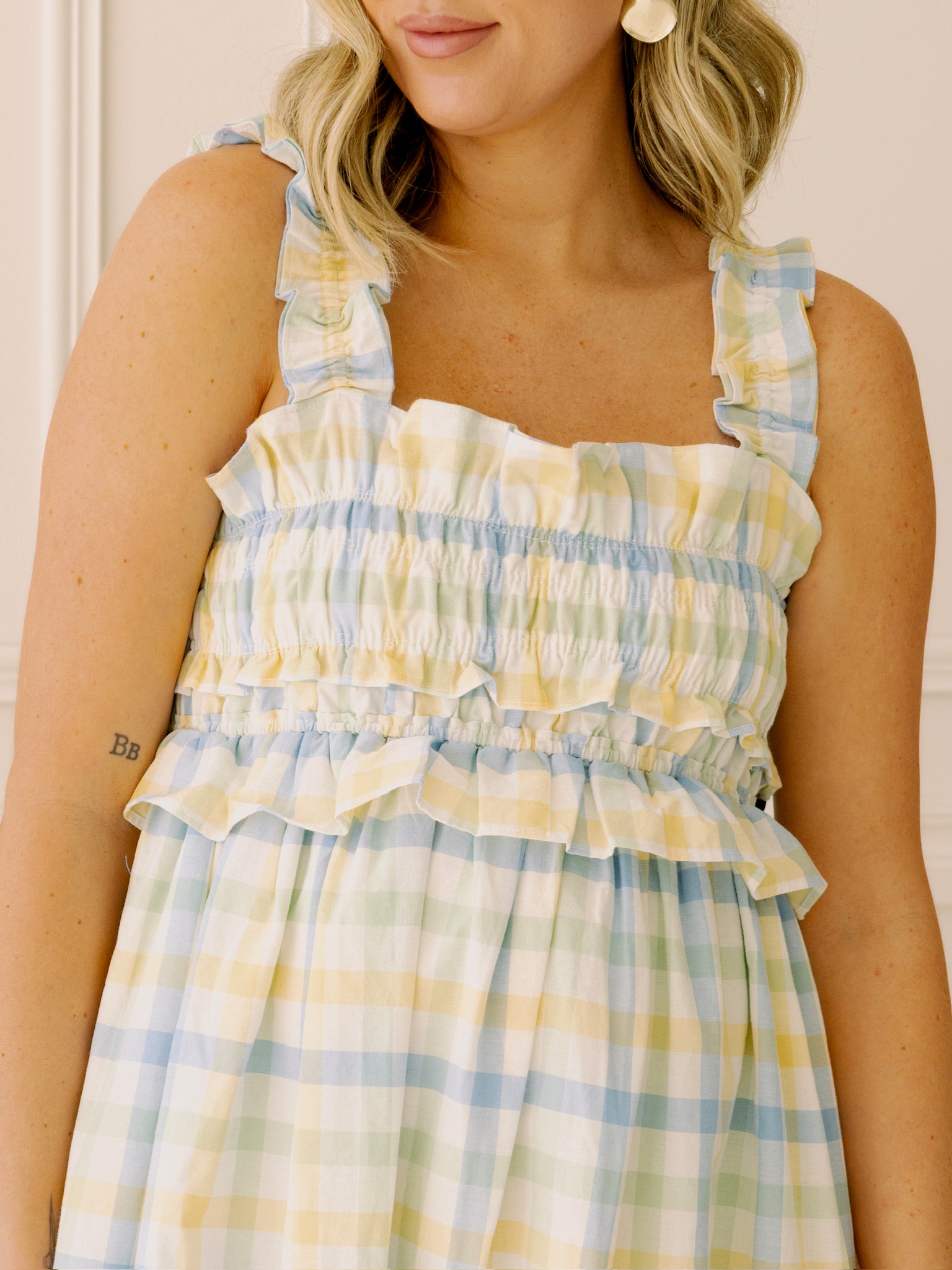 Amelia Gingham Midi
