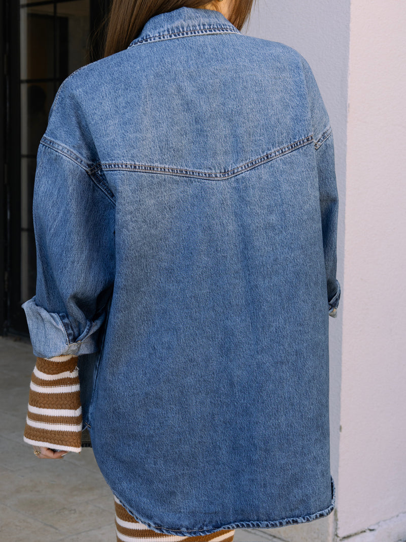 Abbey Denim Oversized Jacket